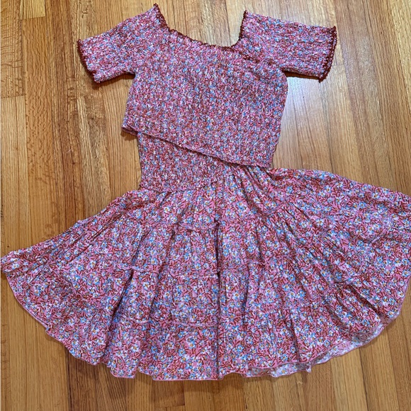 Poupette St. Barth Soledad Smocked Tiered Dress Size Small ( a2) - Picture 6 of 12